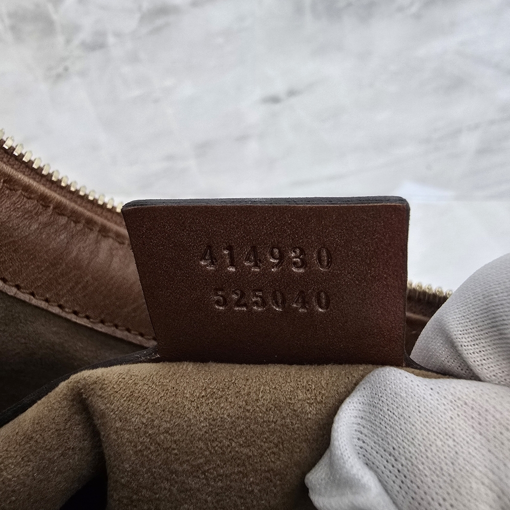 Gucci GG Supreme Beige and Brown Shoulder Bag - Picture 12 of 15